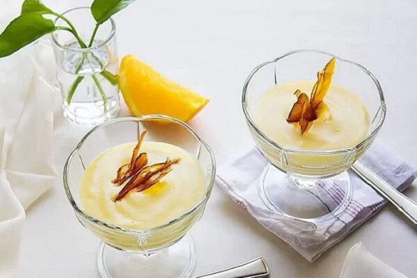 آموزش شیرینی پزی / طرز تهیه فرنی پرتقالی