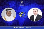 گفت‌وگوی تلفنی وزیران خارجه ایران و قطر