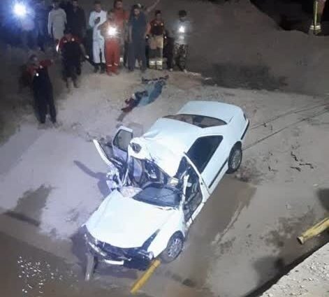 مفقود شدن یک کودک در سانحه رانندگی در جاده اهواز به خرمشهر