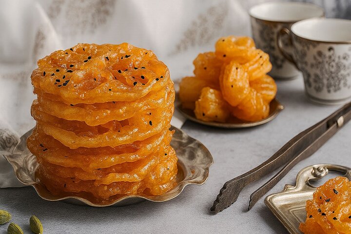 آموزش شیرینی پزی / طرز تهیه زولبیا با دستور مرحله به مرحله