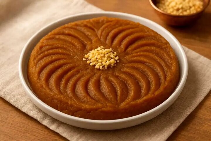 آموزش شیرینی پزی / طرز تهیه حلوای اوماج؛ حلوای ویژه برای افطار