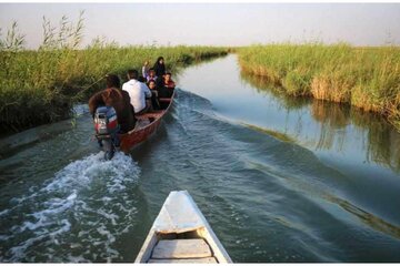 بهبود وضعیت تالاب شادگان با آبگیری ۸۵ درصدی؛ احیا در سایه تهدید گرمای زودرس
