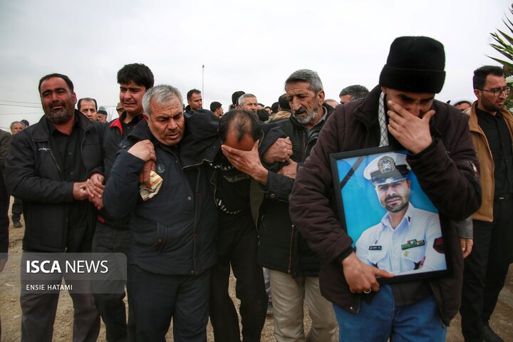 تشییع شهید رضا منصوری بجنورد