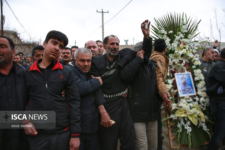 تشییع شهید رضا منصوری بجنورد