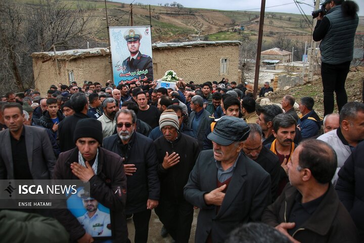 تشییع شهید رضا منصوری بجنورد