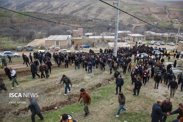 تشییع شهید رضا منصوری بجنورد