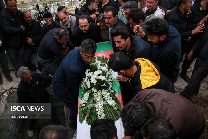 تشییع شهید رضا منصوری بجنورد