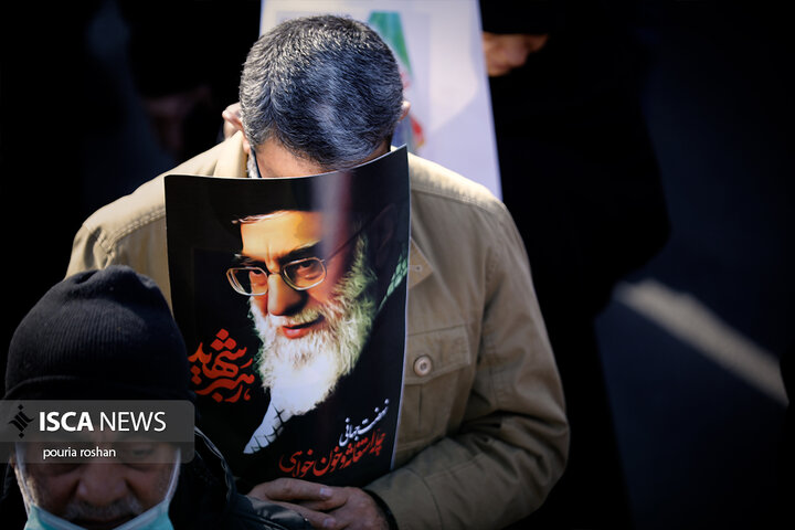 تشییع شهدای جنگ رمضان تهران
