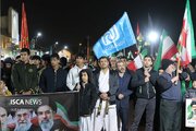 حضور یکپارچه جوانان و قهرمانان در محکومیت جنایات دشمن