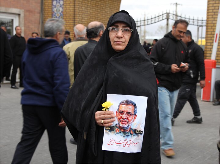 تشییع پیکر پاک سردار شهید علی‌محمد نائین