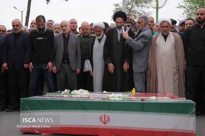 تشییع پیکر پاک سردار شهید علی‌محمد نائین