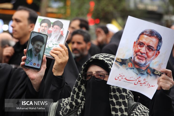تشییع پیکر پاک سردار شهید علی‌محمد نائین