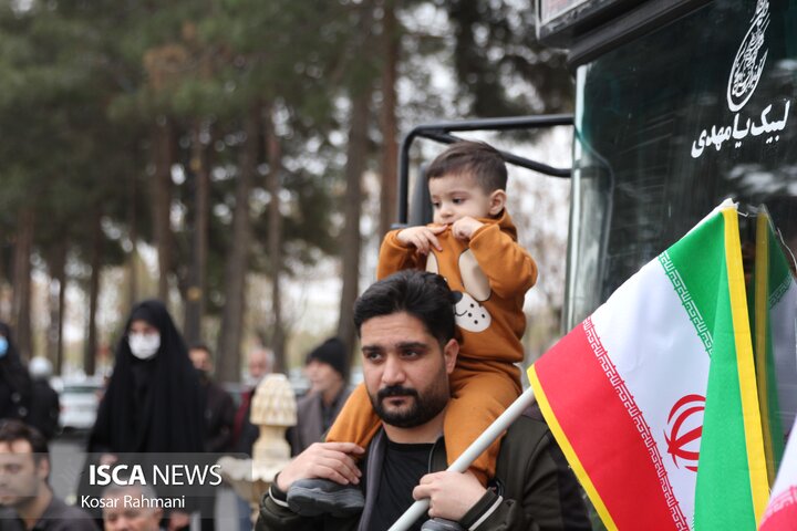 تشییع پیکر پاک سردار شهید علی‌محمد نائین