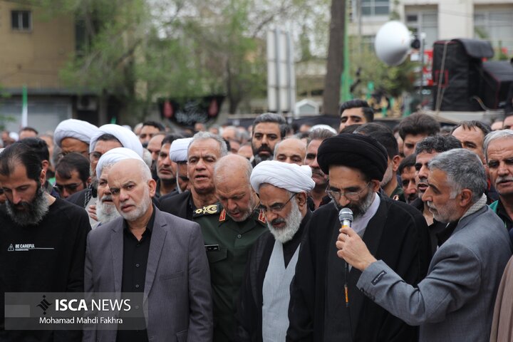 تشییع پیکر پاک سردار شهید علی‌محمد نائین