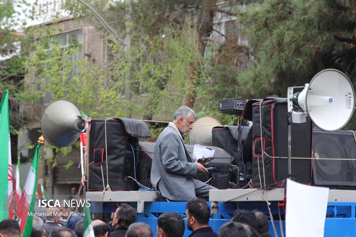 تشییع پیکر پاک سردار شهید علی‌محمد نائین