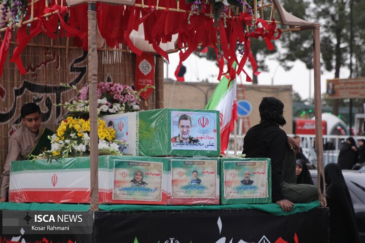 تشییع پیکر پاک سردار شهید علی‌محمد نائین