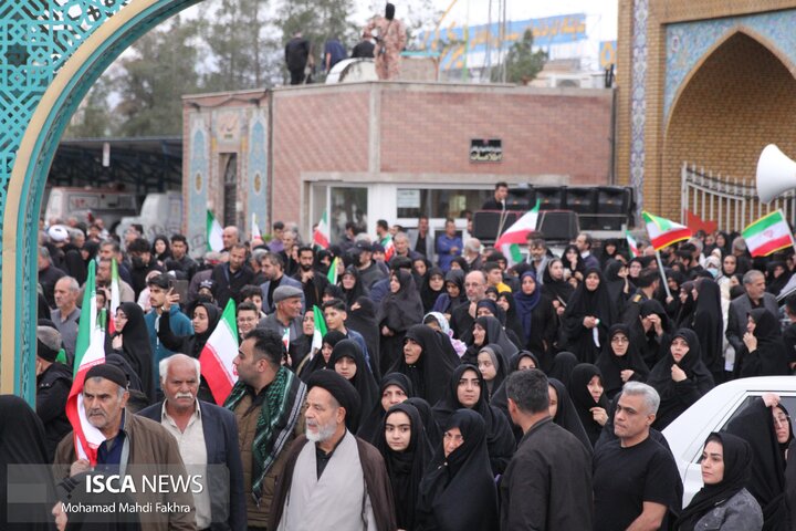 تشییع پیکر پاک سردار شهید علی‌محمد نائین