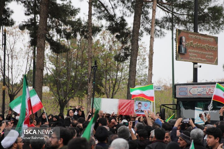 تشییع پیکر پاک سردار شهید علی‌محمد نائین
