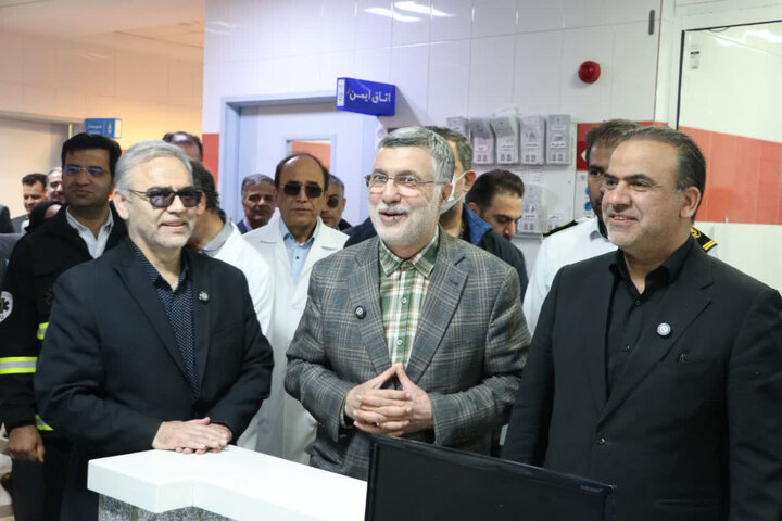 بازدید سرزده وزیر بهداشت از بیمارستان علامه بهلول گنابادی
