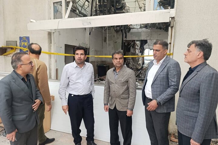 مراکز آسیب‌دیده در بندرلنگه مورد بازدید قرار گرفت