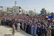 تشییع باشکوه شهدای کوه سیاه در دهدشت