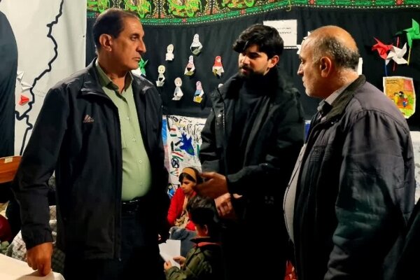 بازدید رییس دانشگاه آزاد یاسوج از موکب کودک قرارگاه هیئات دانشجویی