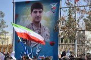 یاسوج پیکر شهید علی کیانی را در آغوش کشید