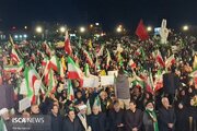 تجمع مردمی در مراسم اربعین امام شهید حضرت سید علی خامنه‌ای