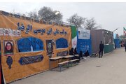 برگزاری مراسم اربعین شهدای دانش‌آموز میناب با حضور بیش از ۴۰ موکب