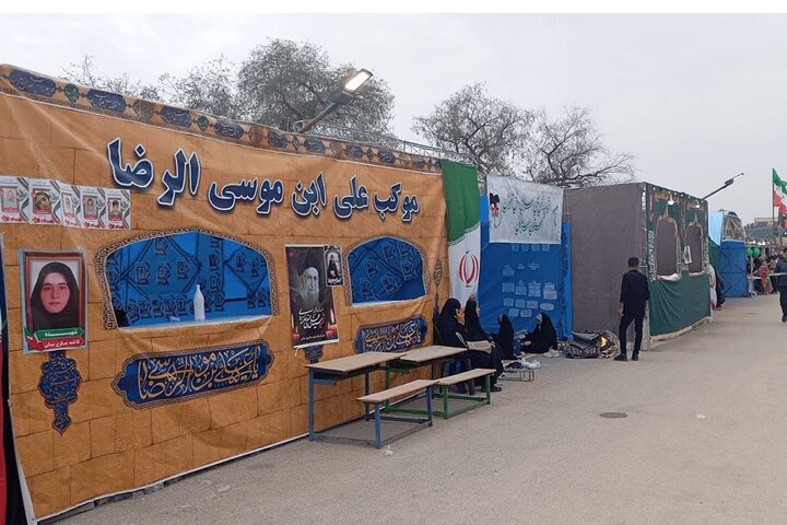 برگزاری مراسم اربعین شهدای دانش‌آموز میناب با حضور بیش از ۴۰ موکب