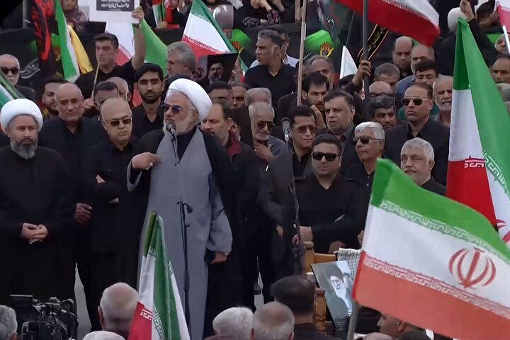 مراسم اربعین آیت‌الله خامنه‌ای در هرمزگان برگزار شد