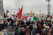 خیابان‌های شیراز در سوگ و سرافرازی جان‌فدایان وطن