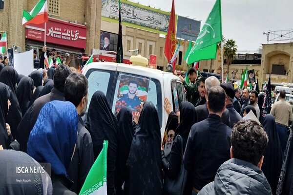 تشییع شهید خادمی
