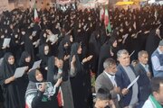 تجمع شبانه‌ی مردم کهگیلویه‌ و بویراحمد در نماز و دعای استغاثه
