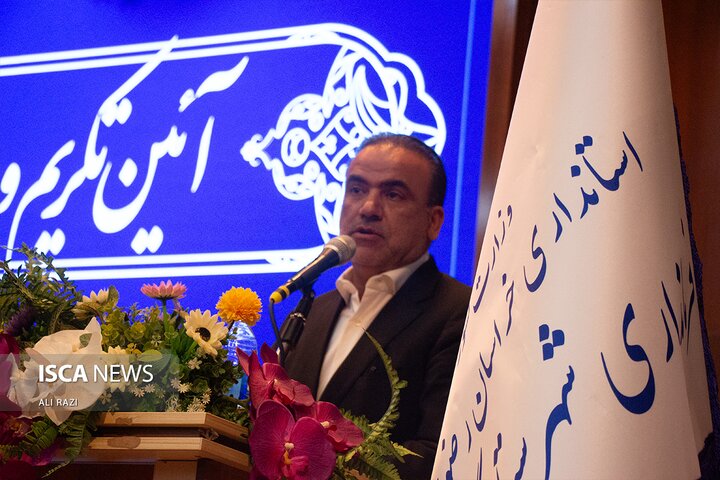 آیین تکریم و معارفه فرماندار جدید شهرستان گناباد