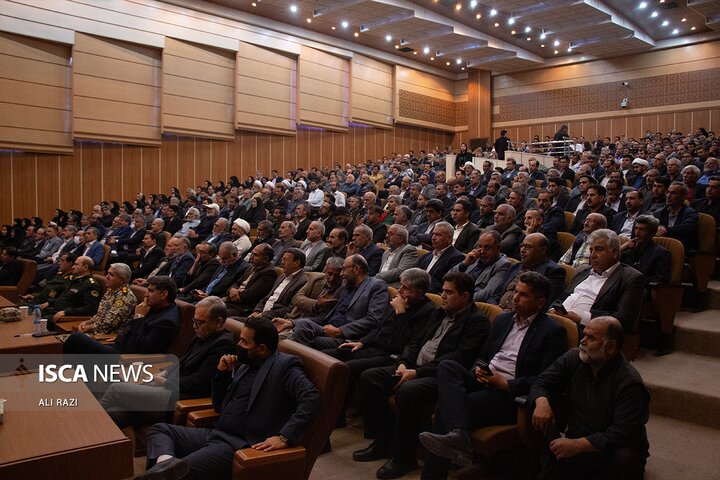 آیین تکریم و معارفه فرماندار جدید شهرستان گناباد