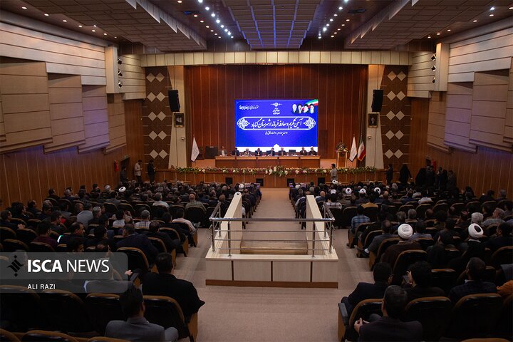 آیین تکریم و معارفه فرماندار جدید شهرستان گناباد