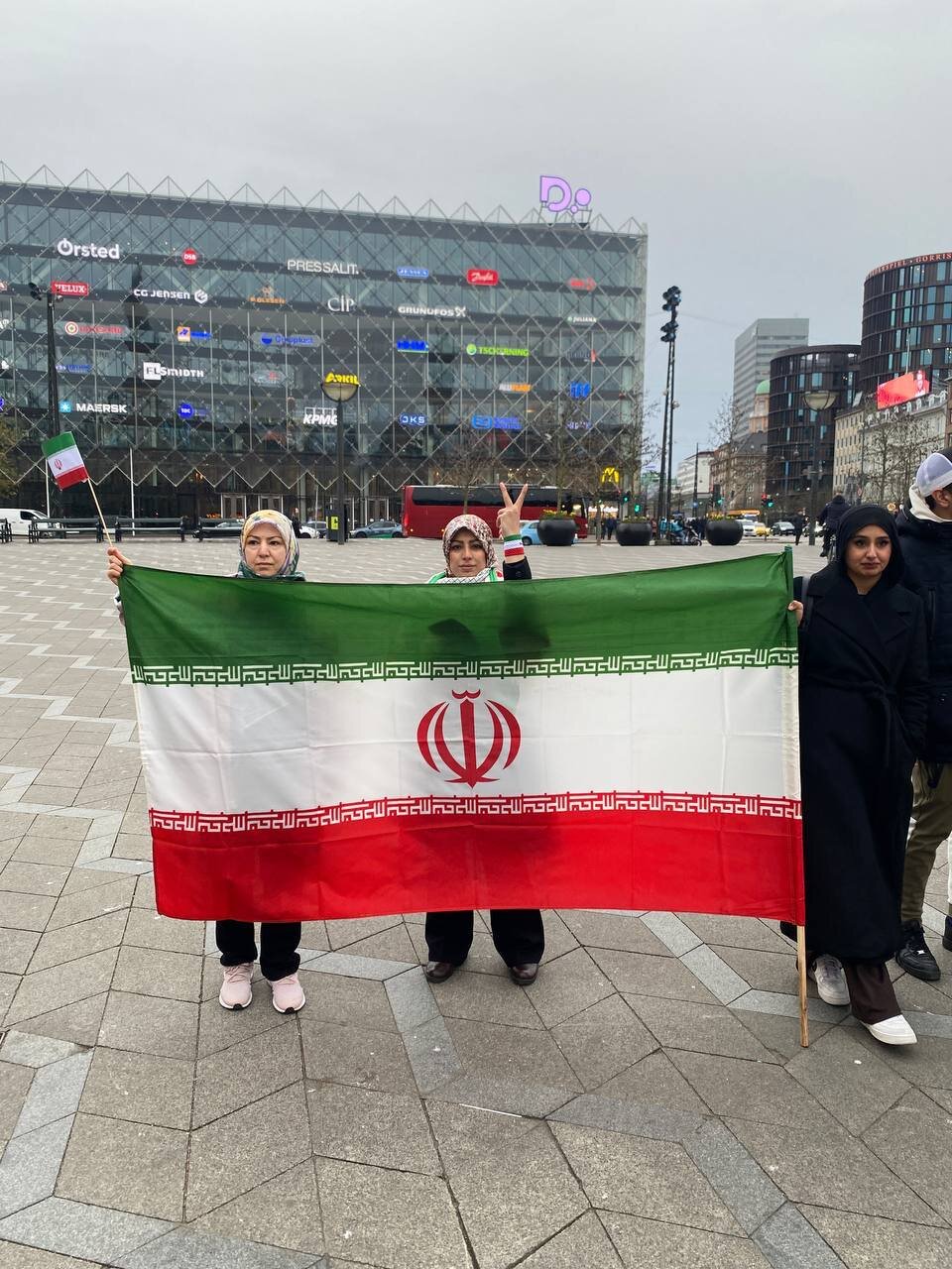 تجمع حامیان ایران در کپنهاک دانمارک