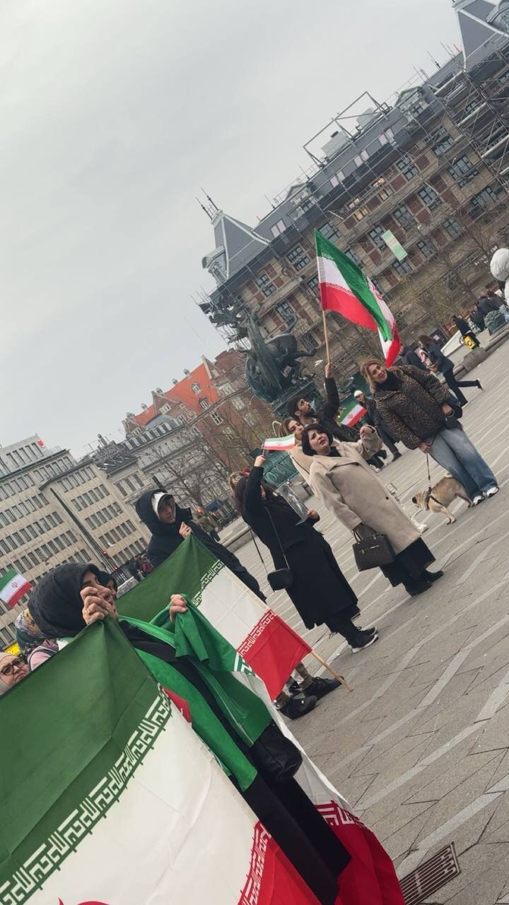 تجمع حامیان ایران در کپنهاک دانمارک