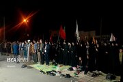 تداوم میدان‌داری شبانه مردم نجف‌آباد