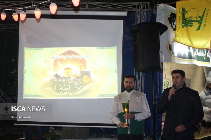 ویژه برنامه ولادت امام رضا (ع) در موکب دانشگاه آزاد اردبیل
