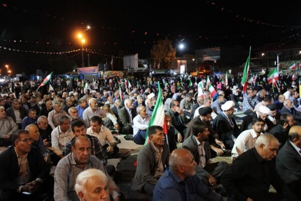 دهدشت یک صدا در بیعت با رهبر انقلاب دهدشت یک صدا در بیعت با رهبر انقلاب