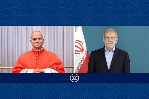 پیام پزشکیان به رهبر کاتولیکهای جهان پیام پزشکیان به رهبر کاتولیکهای جهان