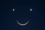شب‌نشینی ماه و زهره و مشتری