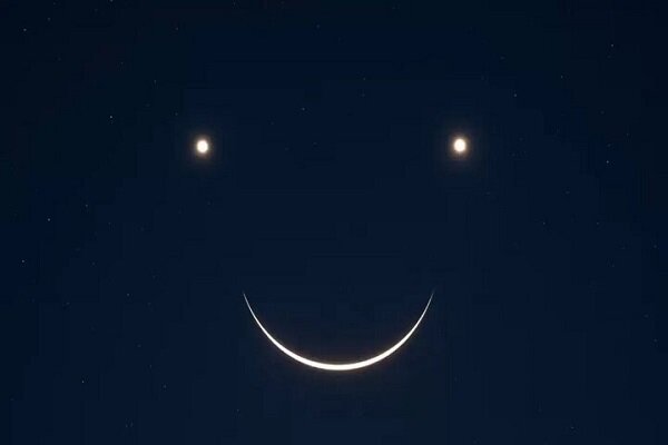 شب‌نشینی ماه و زهره و مشتری