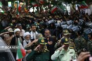 نمایش بزرگ و میدانی اقتدار بسیج مردمی گناباد