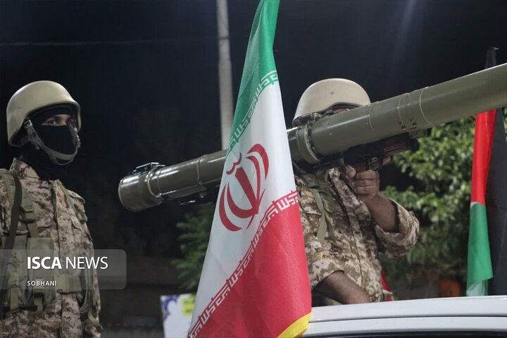 نمایش بزرگ و میدانی اقتدار بسیج مردمی گناباد