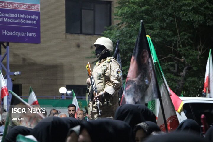 نمایش بزرگ و میدانی اقتدار بسیج مردمی گناباد