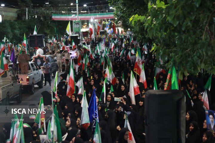 نمایش بزرگ و میدانی اقتدار بسیج مردمی گناباد