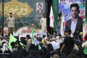 مراسم تشییع و تدفین پیکر شهید عباس چوپانی در بندر عباس